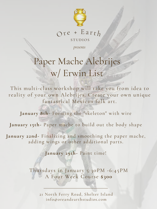 Paper Mache Alebrijes w/ Erwin List January Multi-class