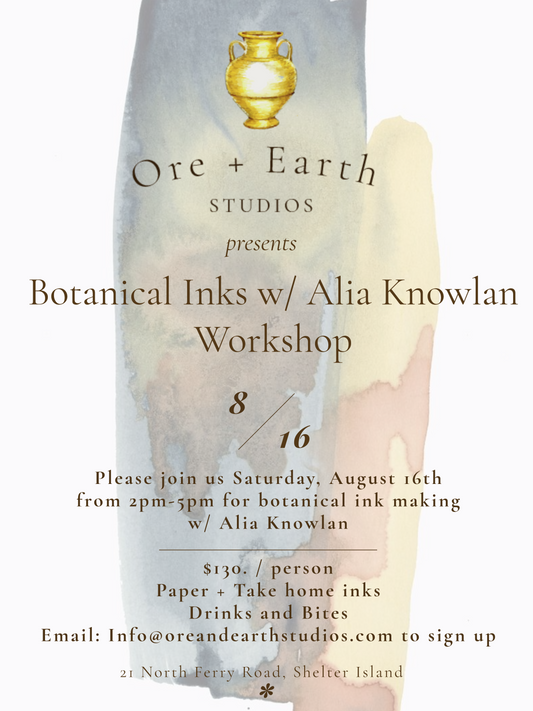 Botanical Inks w/ Alia Knowlan August 16th