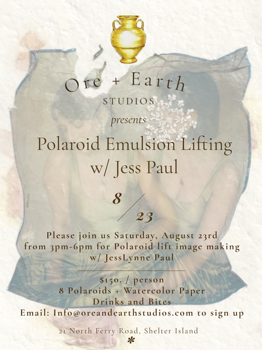 Polaroid Emulsion Lift Workshop w/ JessLynne Paul Saturday August 23rd