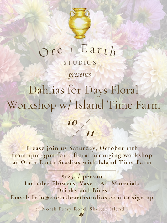 Dahlias for Days w/  Island Time Farm Saturday October 11th